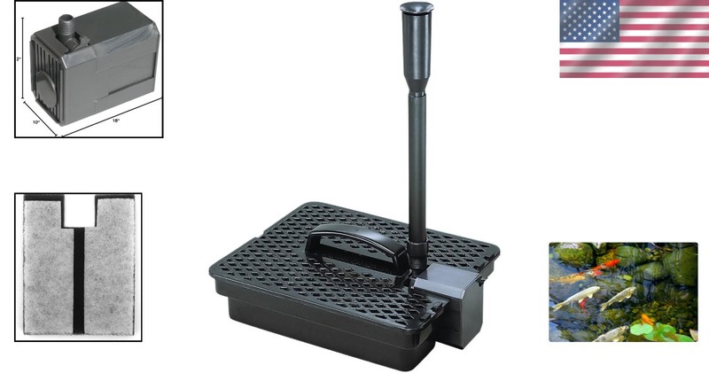 Complete Pondmaster PMK 190 Filter & Pump System – Simple Water Garden Solution gallery