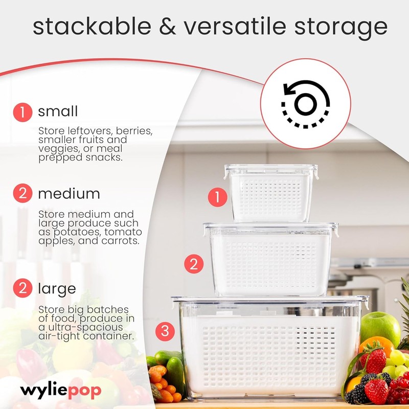 High-end fruit storage box (with vegetable peeler) gallery