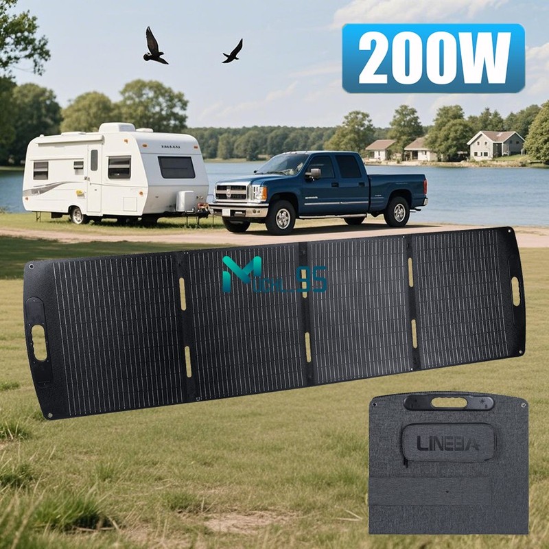 200W 100W Foldable Portable Solar Panel 23% Conversion Efficiency For RV Camping gallery