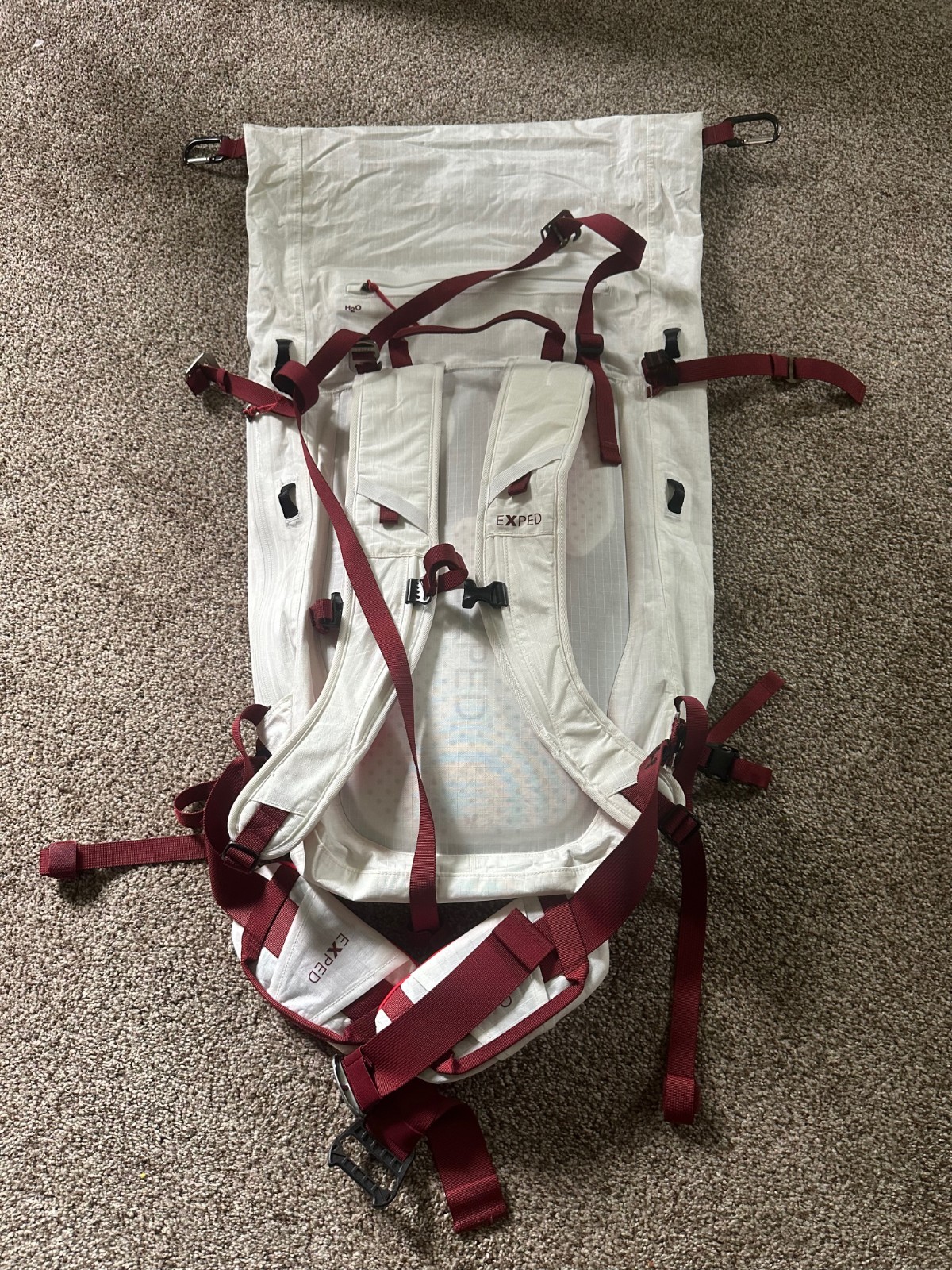 Exped Icefall 50L Alpine Backpack - White, size Medium 4