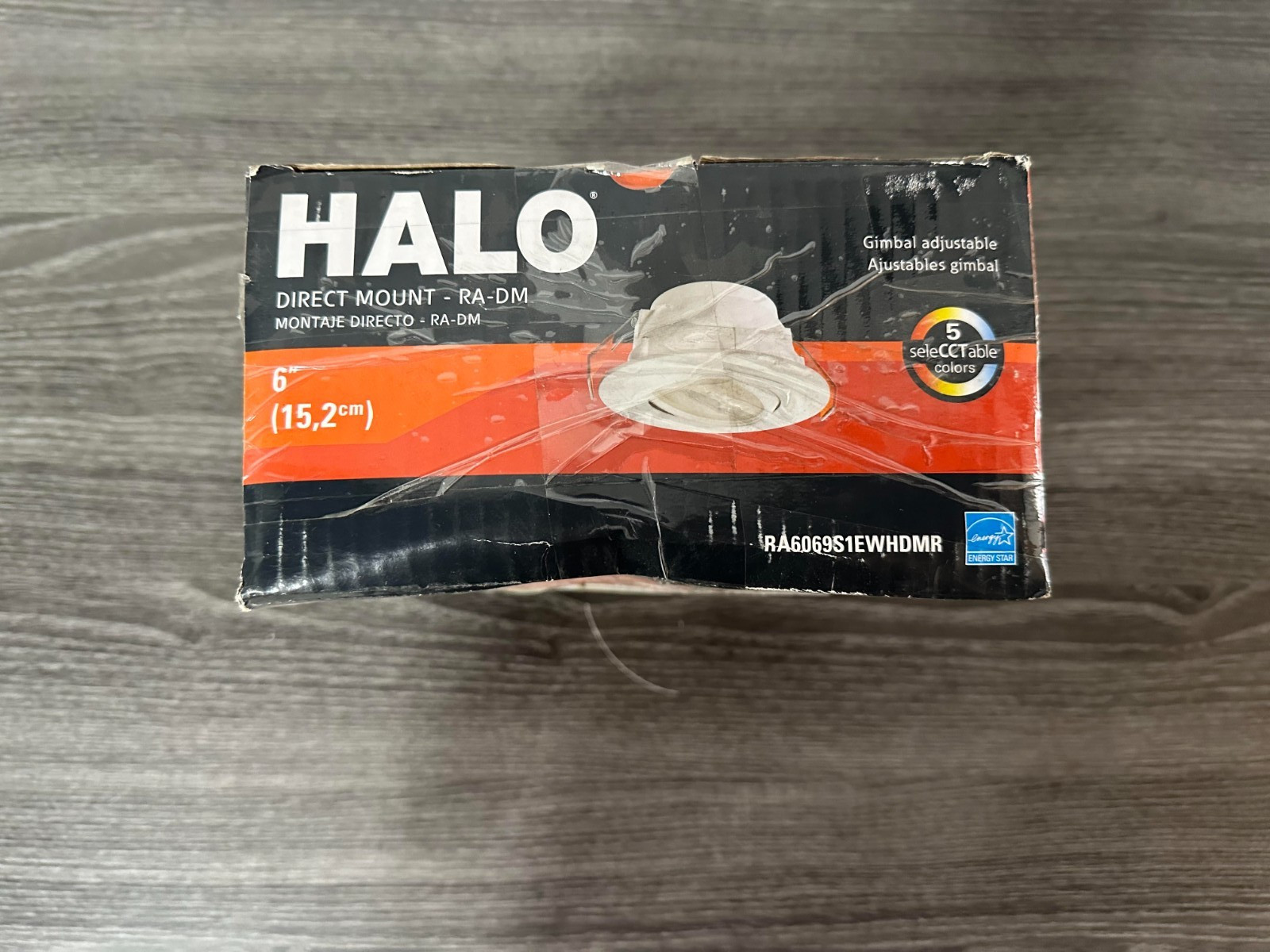 HALO 6" Adjustable Gimbal LED Recessed Light 5 Colors White Matte RA6069S1EWHDMR gallery