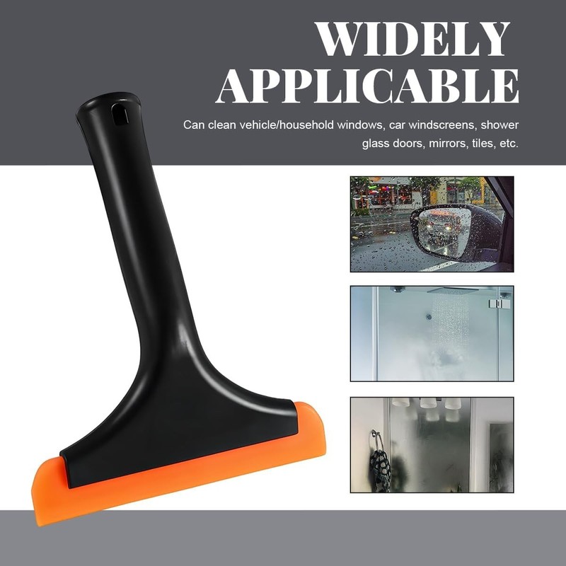 Small Rubber Window Squeegee Auto Windshield Water Blade Scraper for Car Home gallery