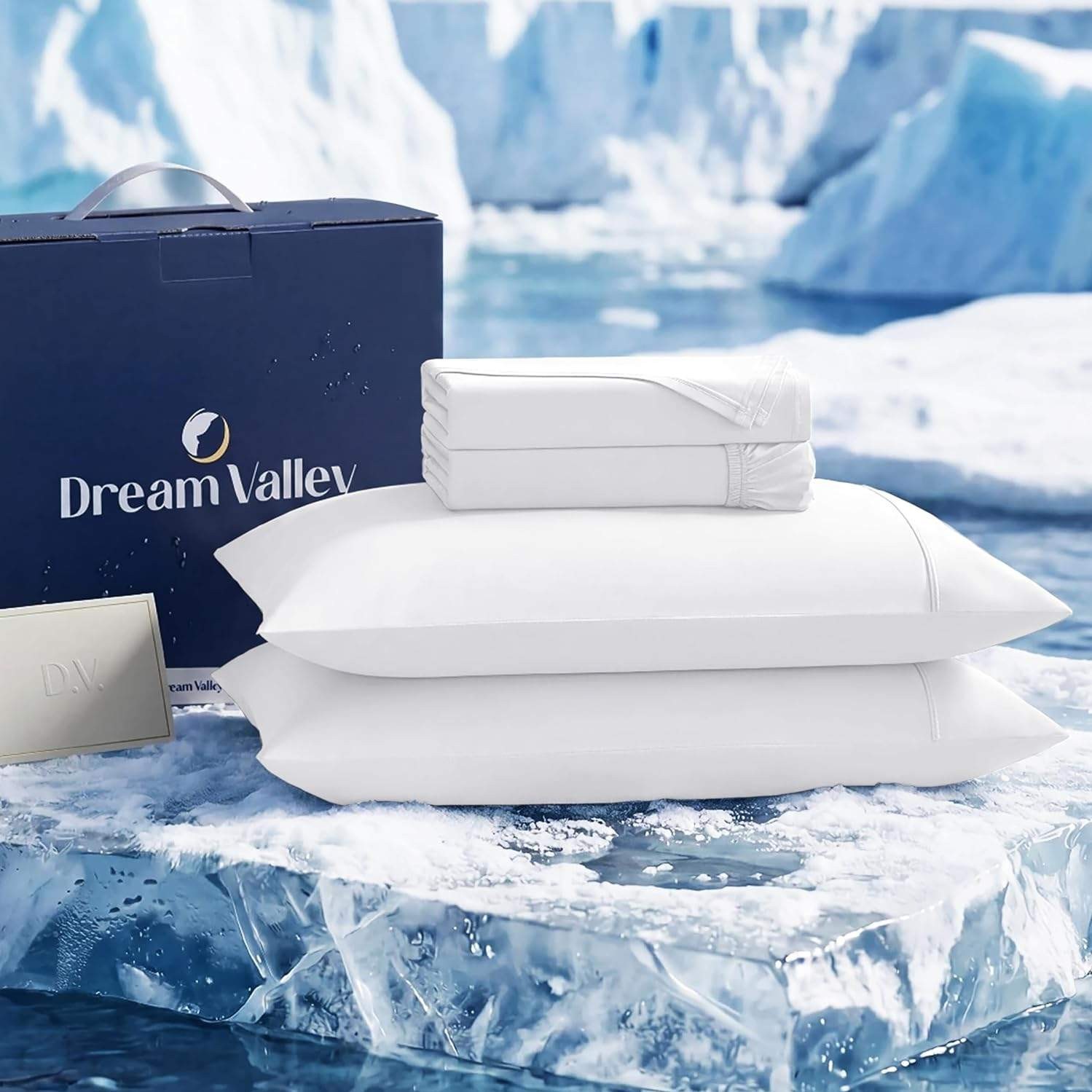 Cooling Sheets Queen Size, Cooling Fitted Breathable Bed Sheets & Flat Sheet gallery