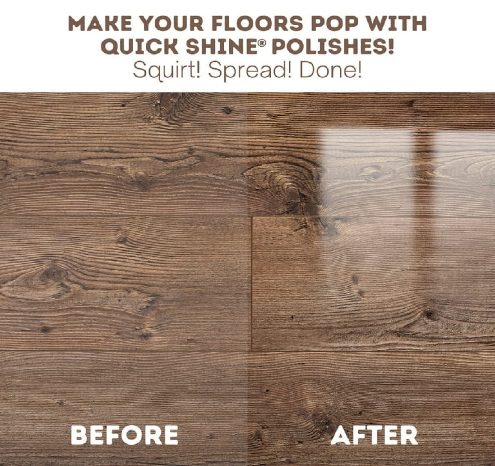 Quick Shine High Traffic Hardwood Floor Luster and Polish, 27 Fl. Oz. gallery