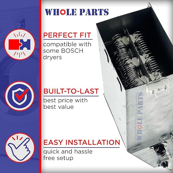 New 00436460 Dryer Heating Element Assembly for Bosch gallery