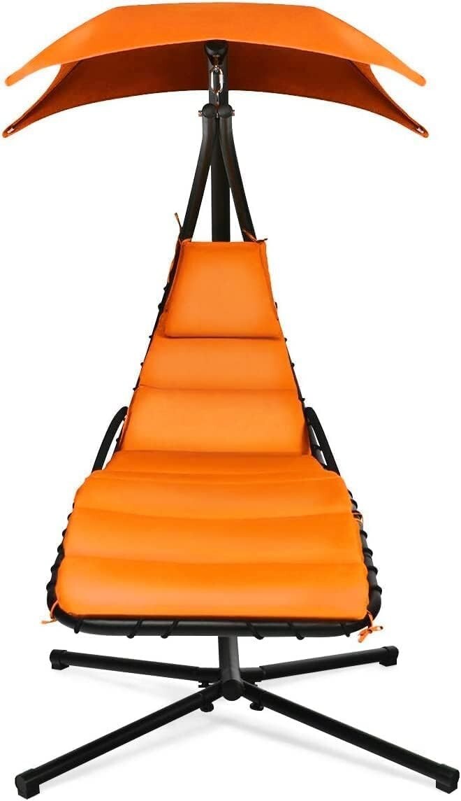 Weatherproof Replacement Cushion Pad and Umbrella for Hanging Lounge Chair Ou gallery