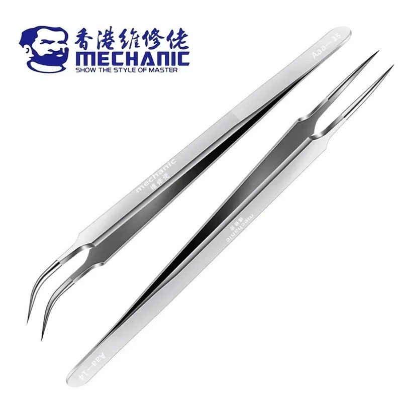 MECHANIC AAA-14 / AAA-15 Precision Tweezers | Ultra-Fine PCB Repair Tool gallery