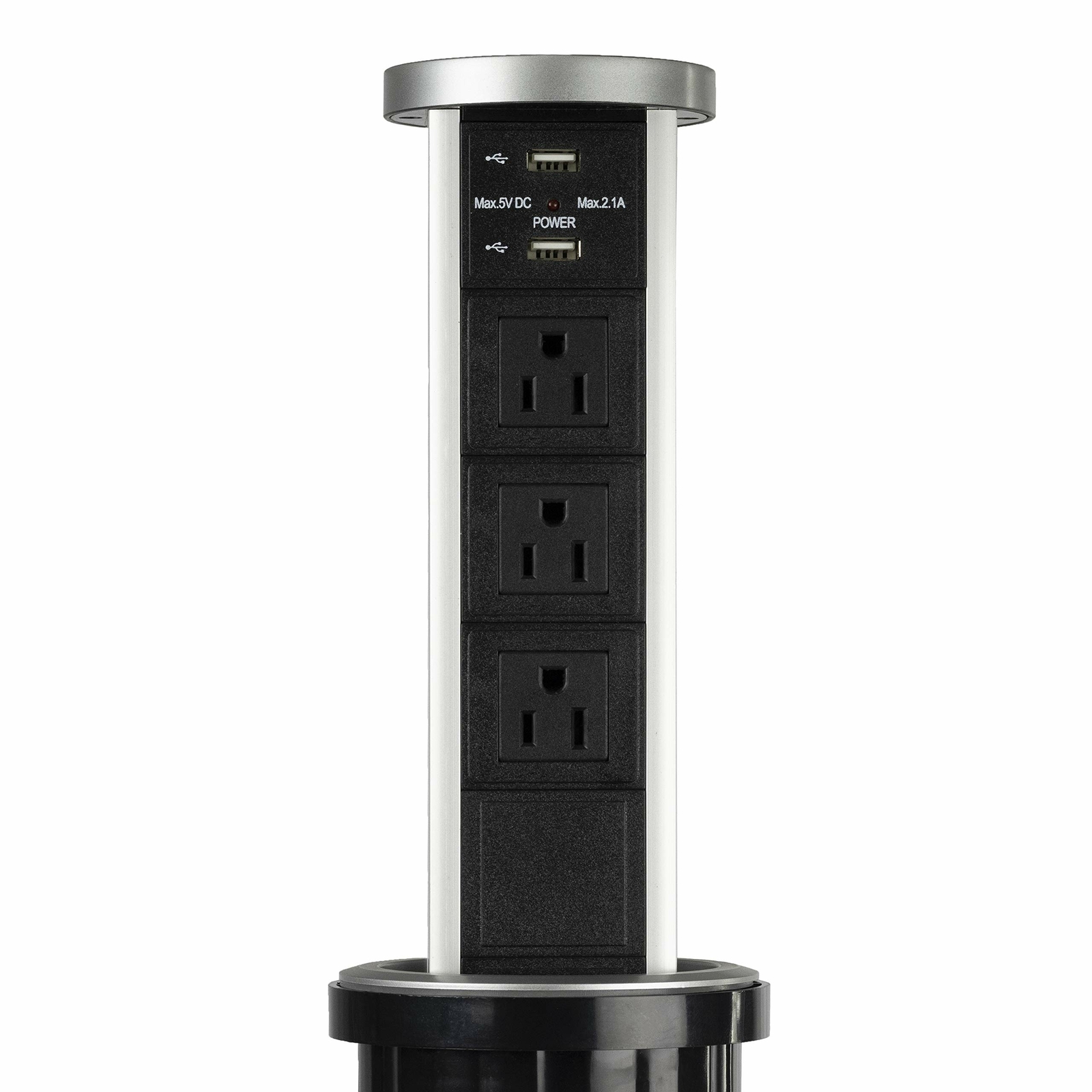U.S. Solid 110V Automatic Pop Up Outlet Retractable Countertop Power Socket gallery