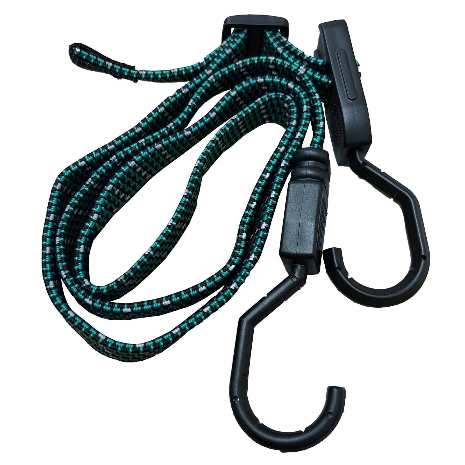 15-PCS 10"-48" Adjustable Bungee /Arctic Teal/camping/outdoor gallery