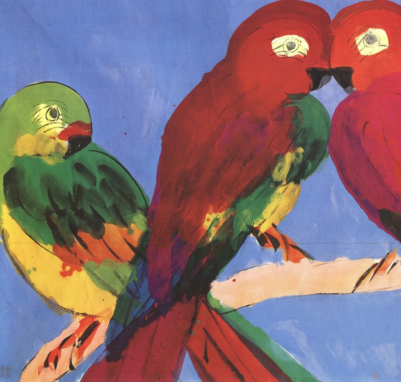 WALASSE TING Parrots gallery