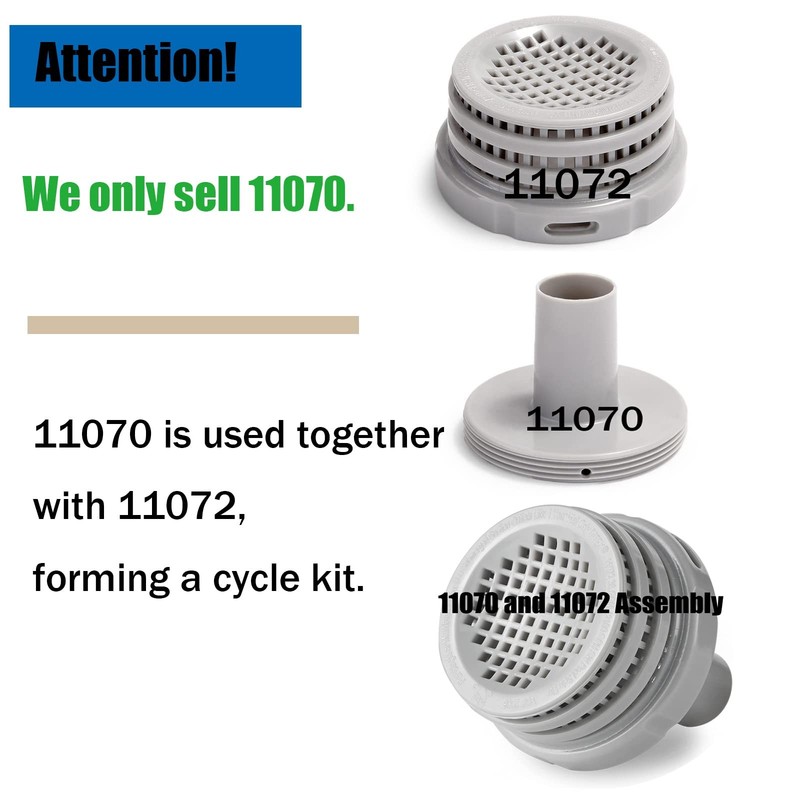 Strainer Connector for Intex Pool Outlet Ports 11/4" Fitting 2 Pack gallery