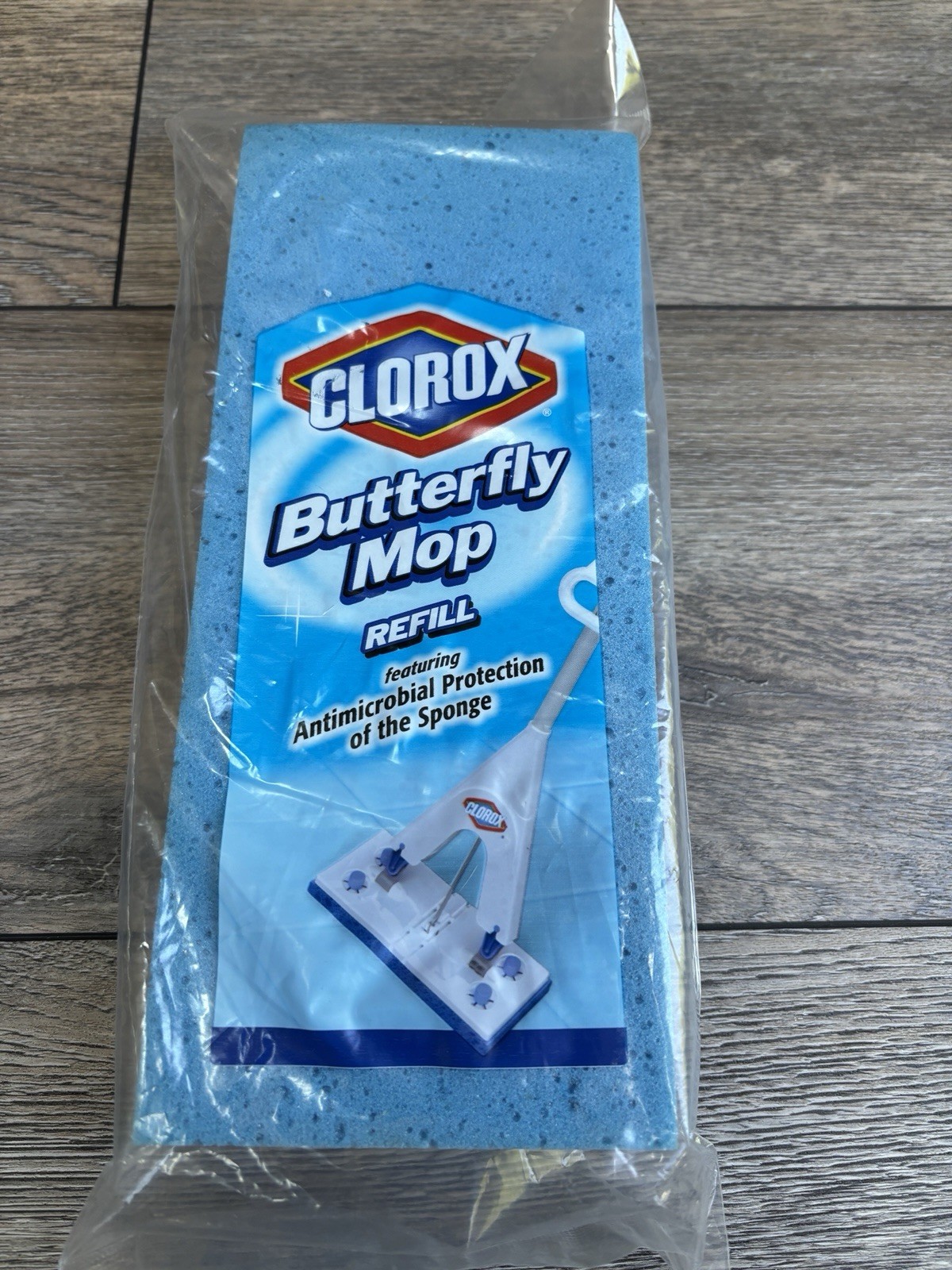 New In Sealed Package Clorox Butterfly Mop Refill Sponge Discontinued Product gallery
