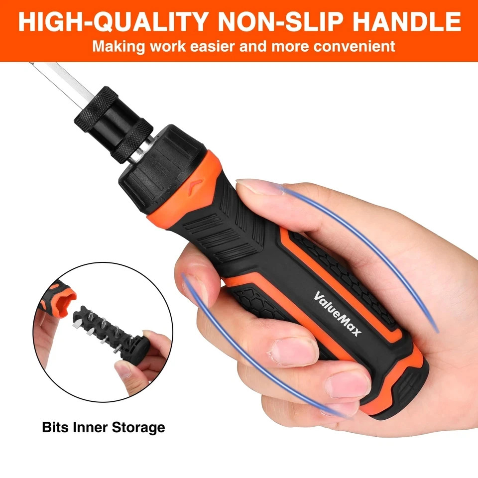 Ratcheting Screwdriver 9in1 Multi Screwdriver Portable Ratchet Screwdriver Set A gallery