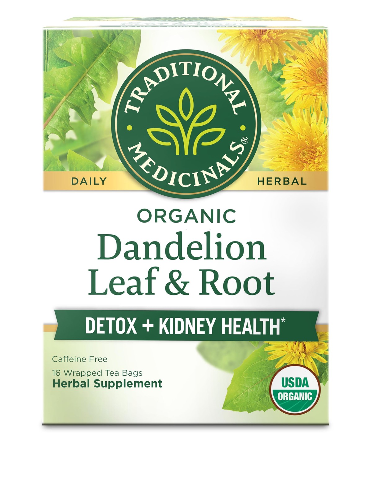 Organic, Dandelion Leaf & Root - Dandelion Root Tea, Supports Normal Det gallery