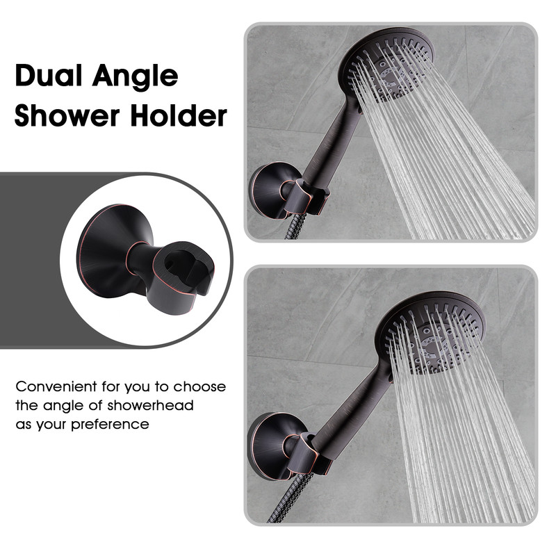 NEW "Bright Shower" Handheld Shower head Holder-Oil Rubbed Bronze PWB1210-06 gallery