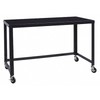 Space Solutions 21647 Soho Mobile Desk,48" W,Black, 23 7/8 In D X 30" H, 47 1/2 gallery