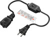 On off Switch Extension Cord [2-Feet], 2-Prong Polarized Extension Cord with Swi gallery