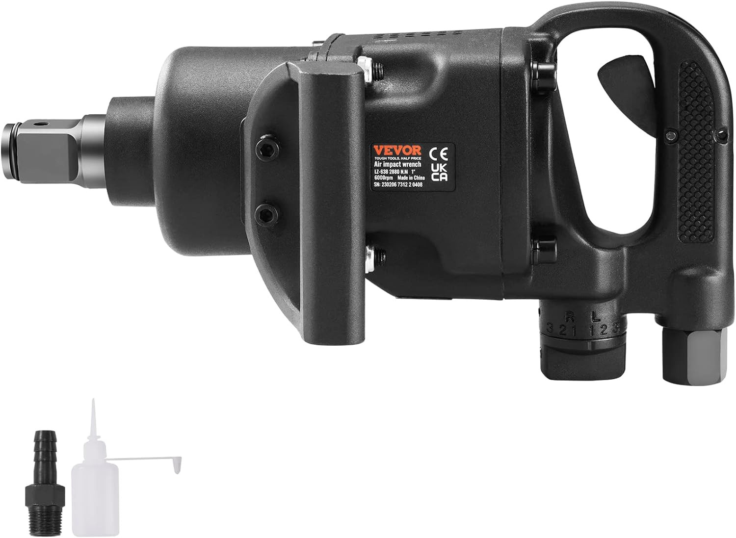 Air Impact Wrench Extended Anvil Pneumatic Impact Gun for Truck Tire Lug Nuts gallery