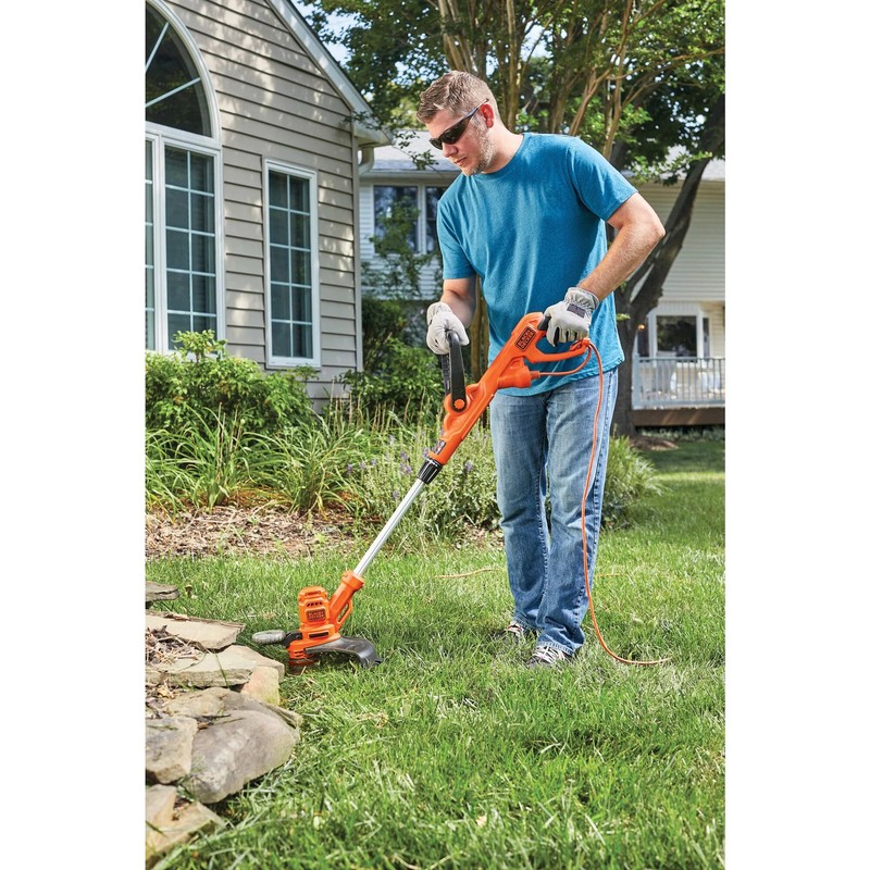BLACK+DECKER String Trimmer With Auto Feed, Electric, 6.5-Amp,14-Inch - BESTA510 gallery