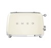 Smeg TSF01CRUS Cream 50's Retro Style 2 Slice Toaster (Open Box) Box Damage gallery