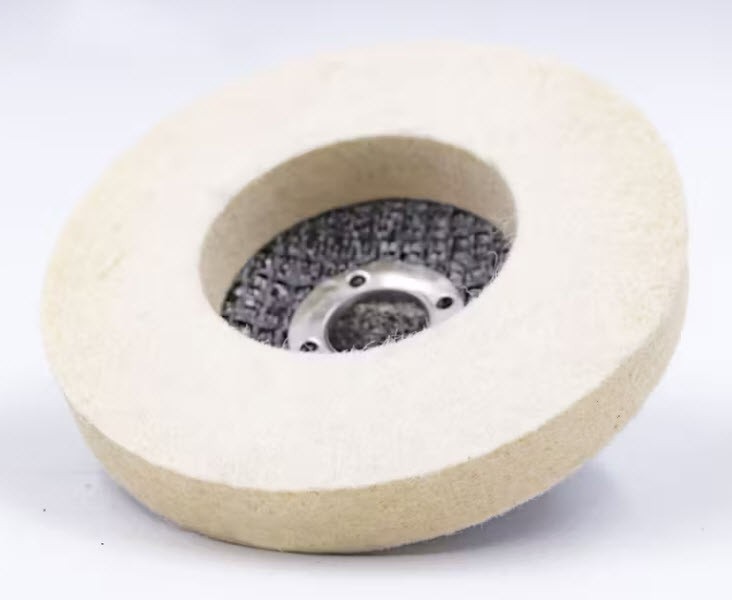 USA 5-Pack 5-Inch/125mm High Density Fine Felt Polishing Wheel for Angle Grinder gallery