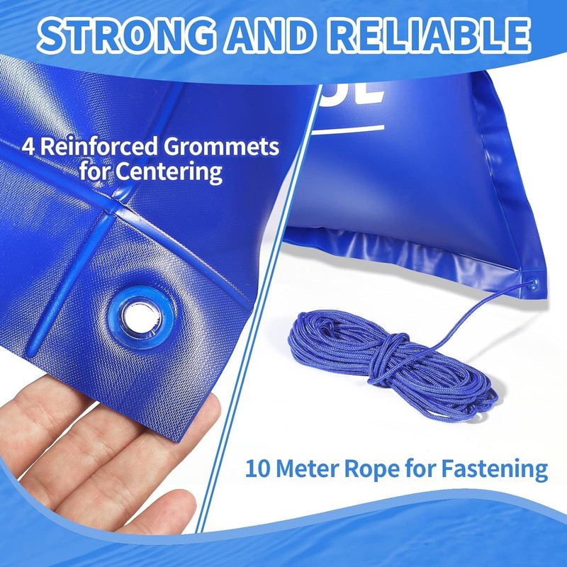 Pool Pillows for Above Ground Pools | 4 x 8 Ft Pool Cover Air Pillows Closing Wi gallery