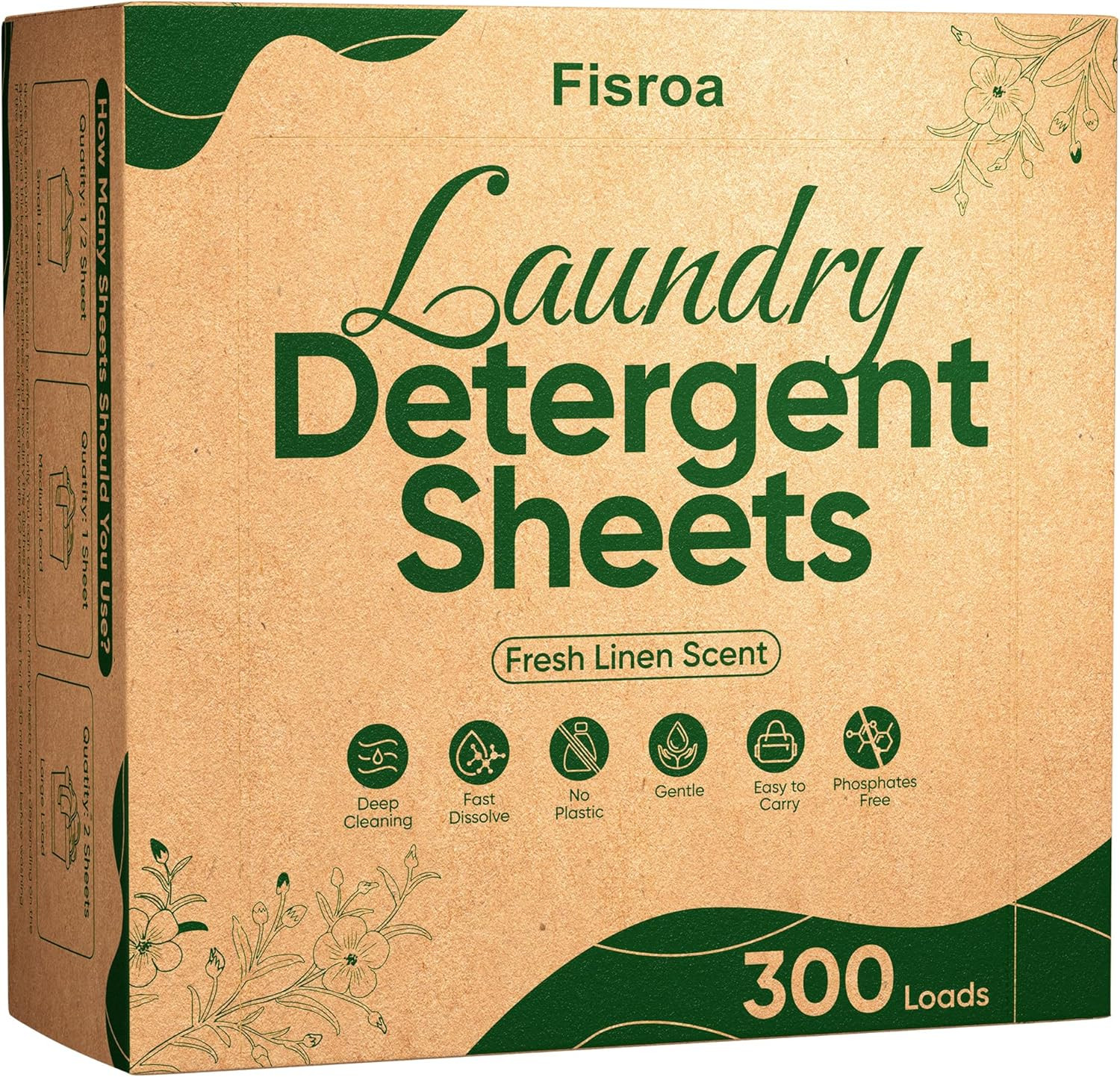 Travel Laundry Detergent Sheets 300 Loads Eco-Friendly Washing Detergent Sheets gallery