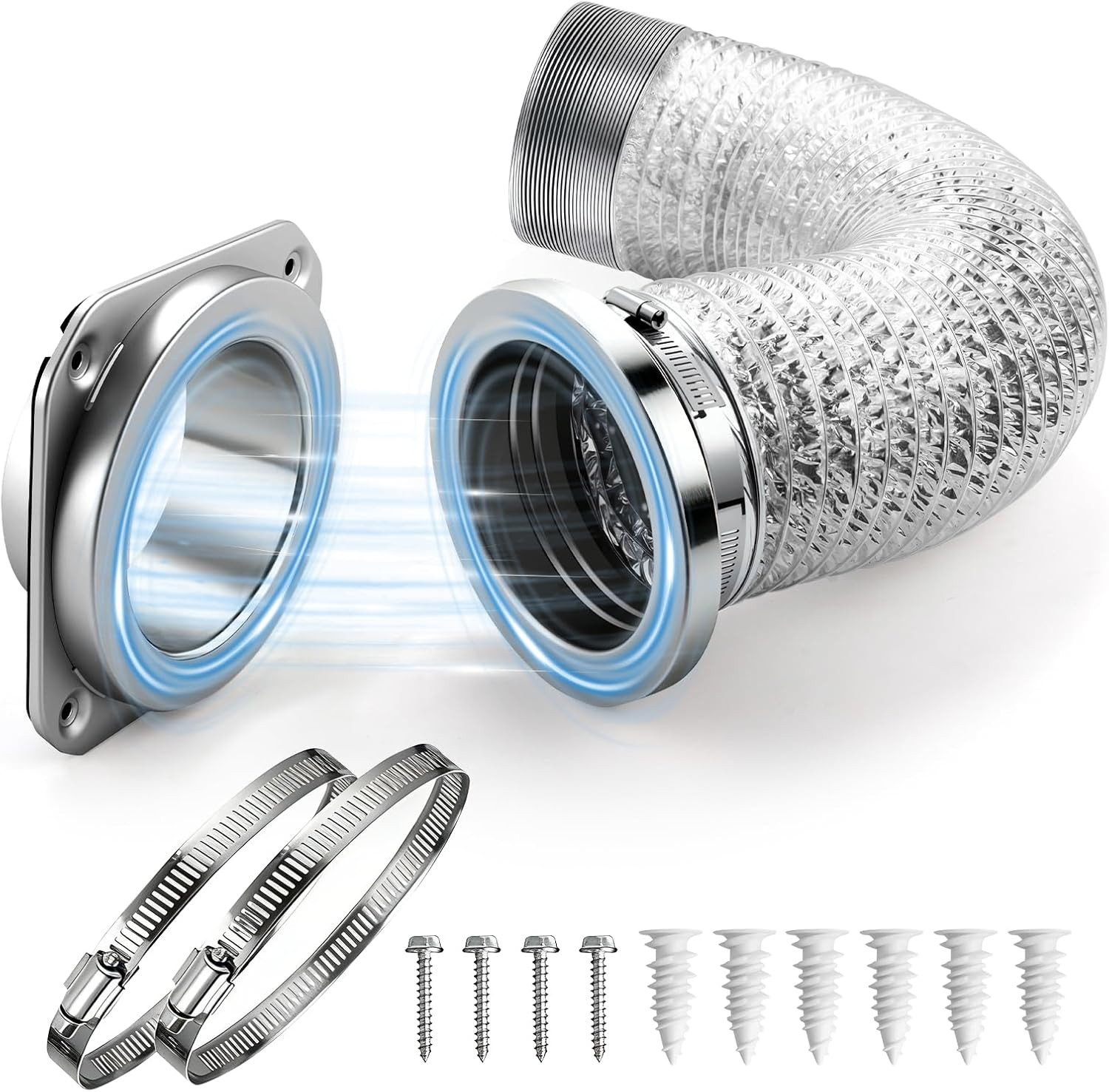 Magnetic Dryer Vent Coupling DV180, Dryer Vent Connector Airtight Seal Kit Easy gallery
