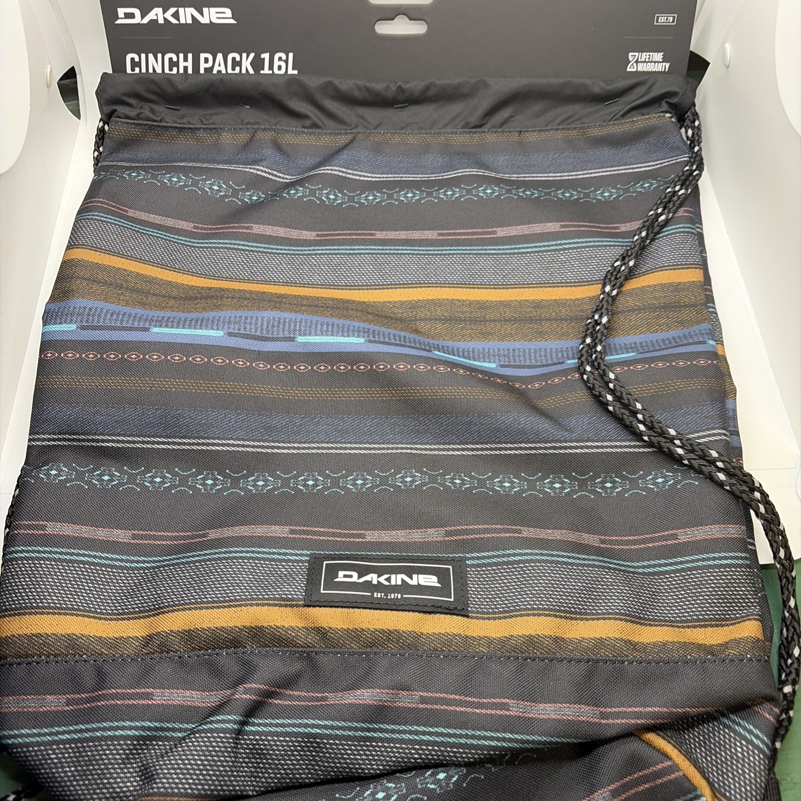 DaKine 16L VI Cinch Pack Striped Pattern New 2