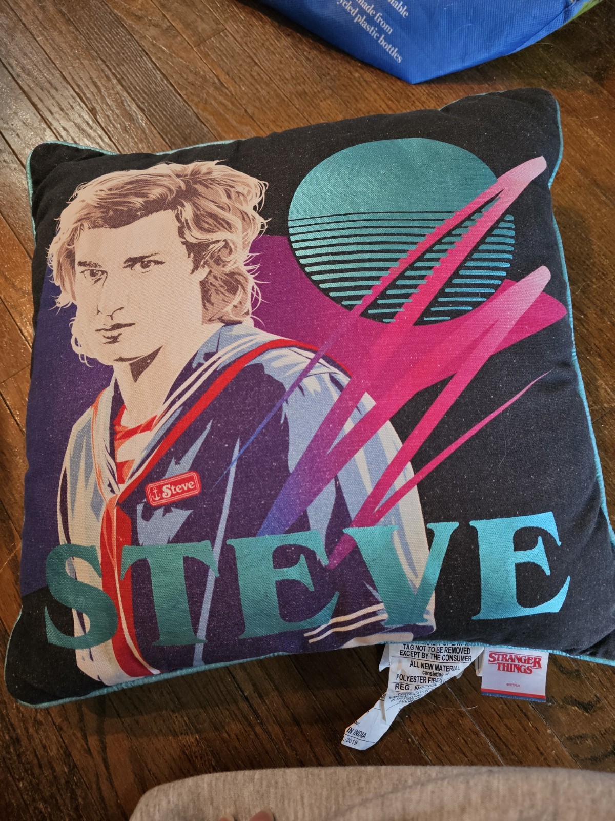 Stranger Things Steve Throw Pillow 16x16 Multicolor Polyester Fiber Decorative gallery