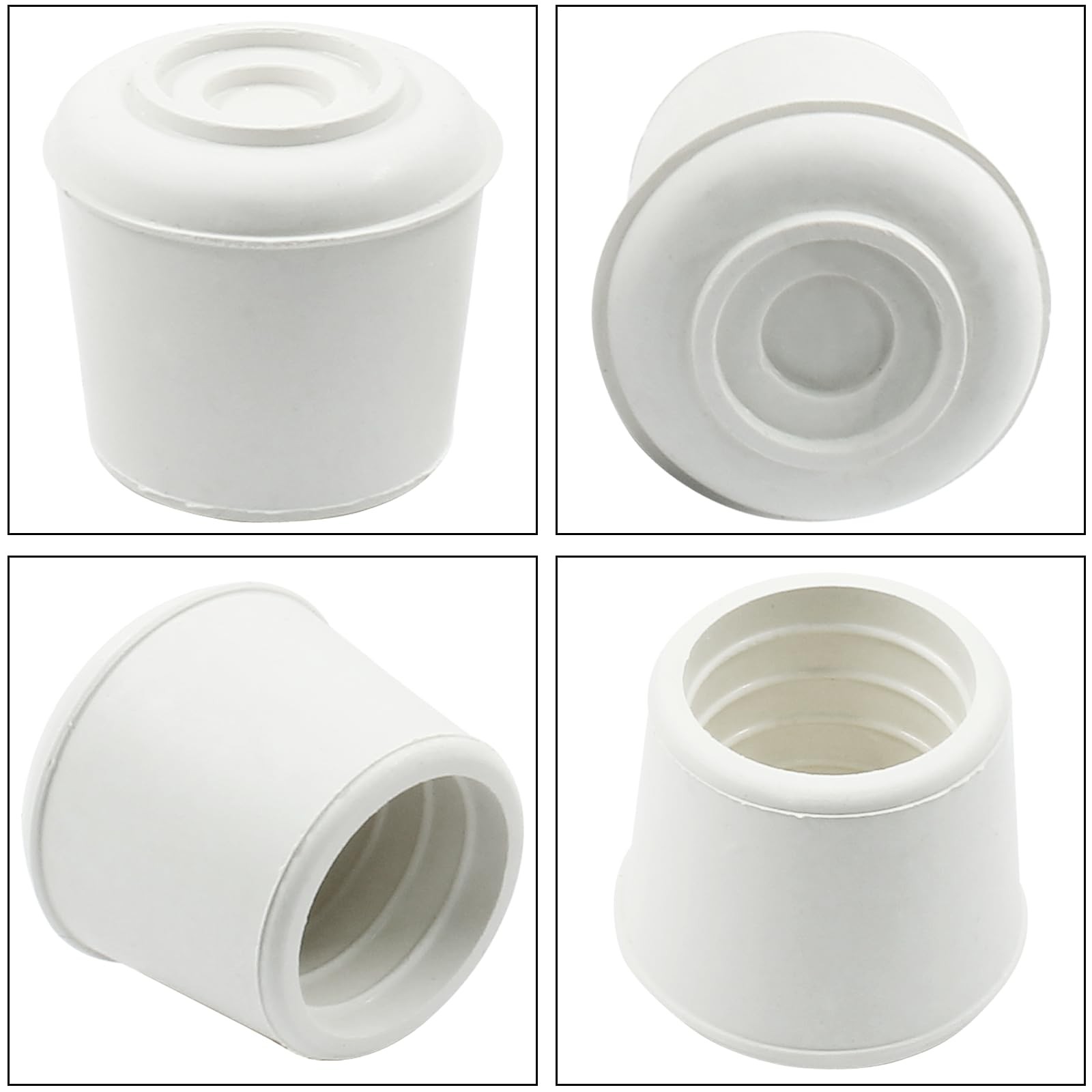 16Pcs 7/8 Inch (22mm) Chair Leg Tips Caps, Round Rubber Non-Slip Folding Chai... gallery