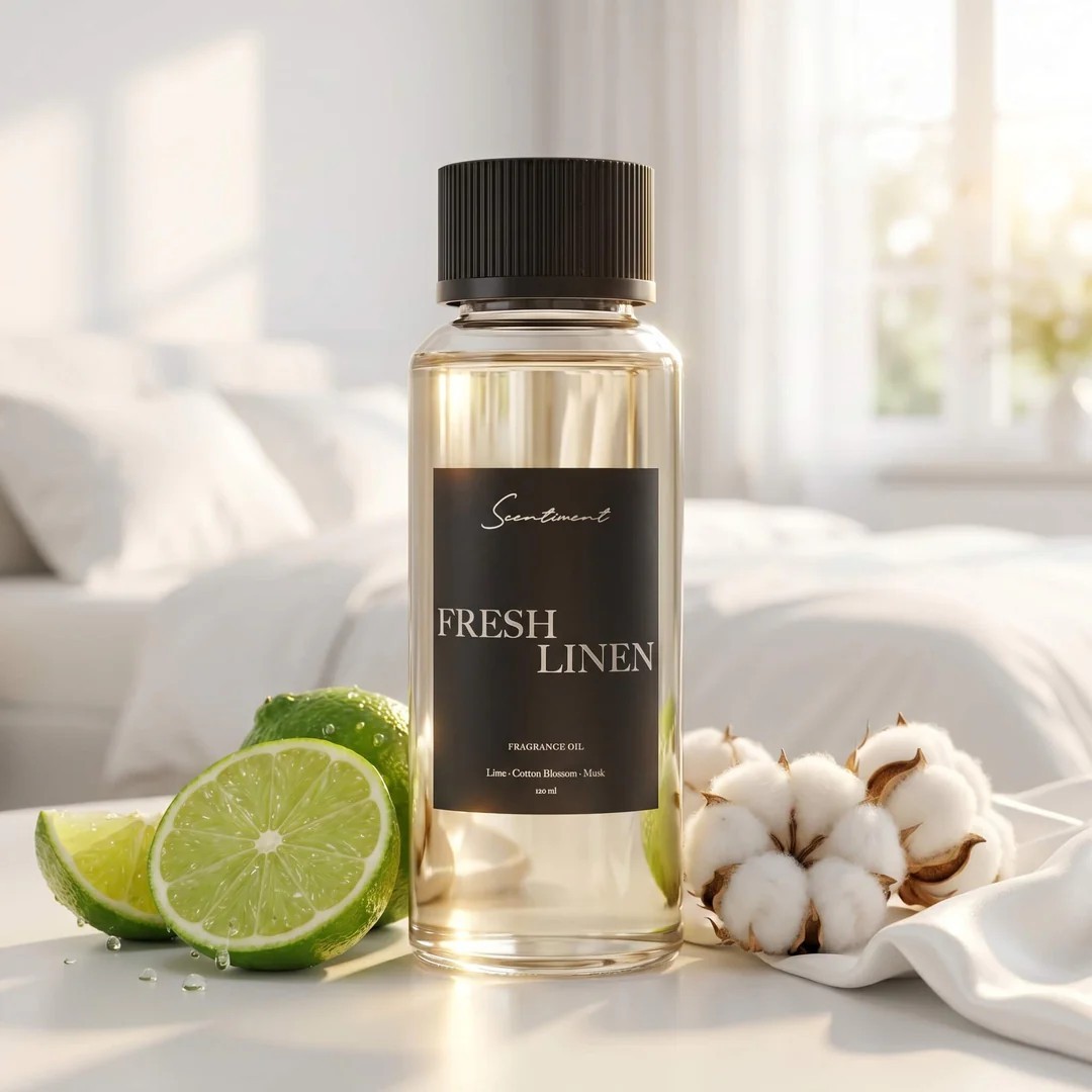 Scentiment Fresh Linen 20ml Diffuser Oil Lime Cotton Blossom Musk gallery