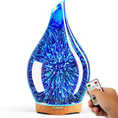 280Ml Essential Oil Diffuser, Aroma Ultrasonic Humidifier with Remote Control, B