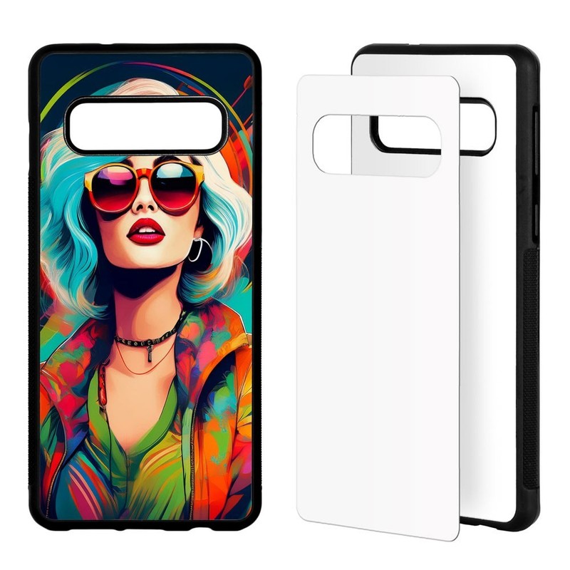 5 Pcs Sublimation Phone Case for Galaxy S10 Blank Heat Press TPU Rubber Cover