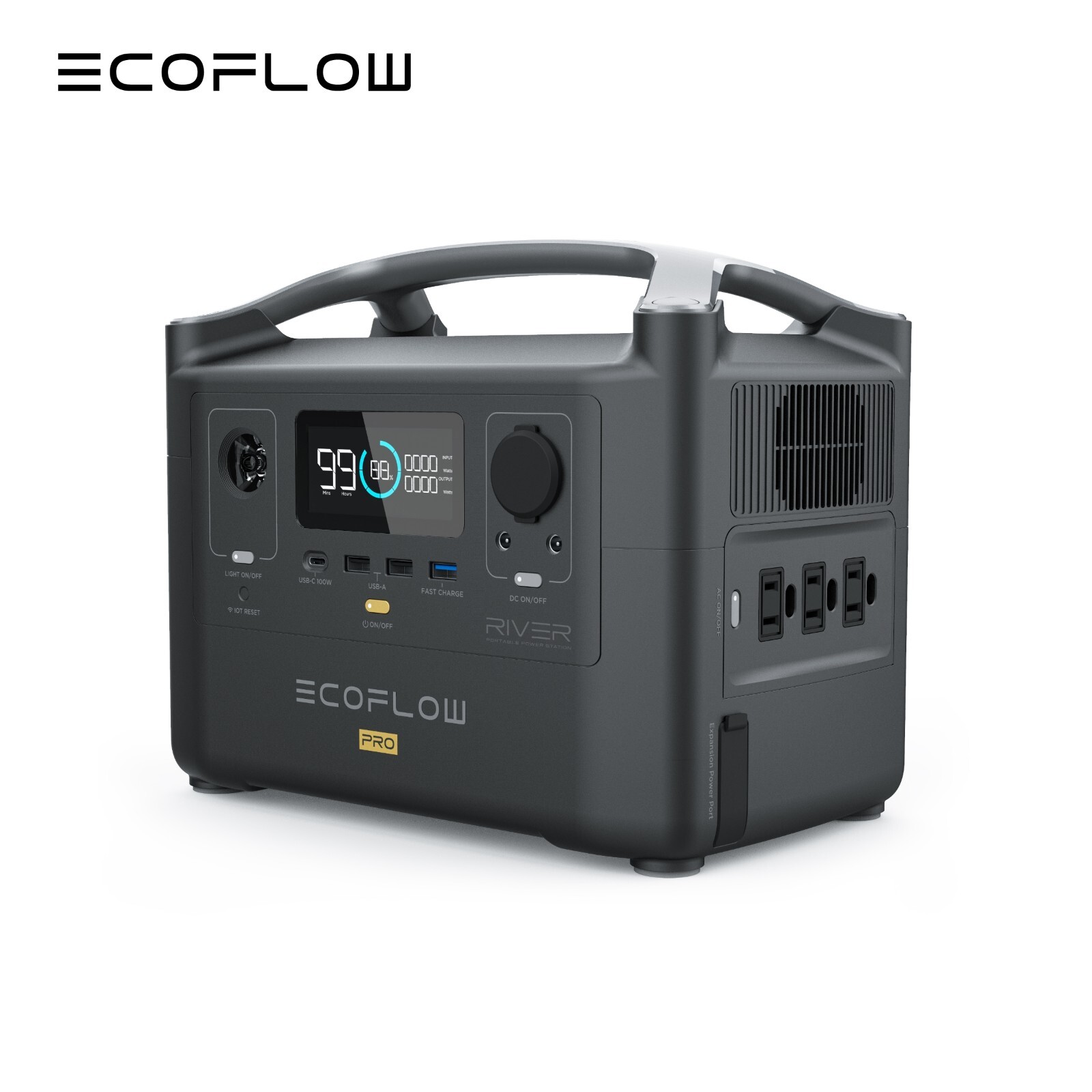 EcoFlow RIVER Pro Power Station 720Wh Generator for Outdoor, Camping, RV gallery
