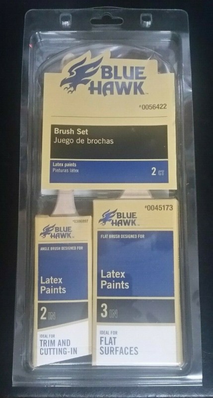 Blue Hawk 2-Pack Polyester Angle Sash Paint Brushes 2 inch and 3 inch #0056422 gallery