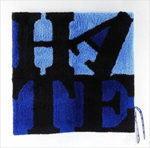 HATE rag mat sync. D * face blue Stolen Space Gallary gallery