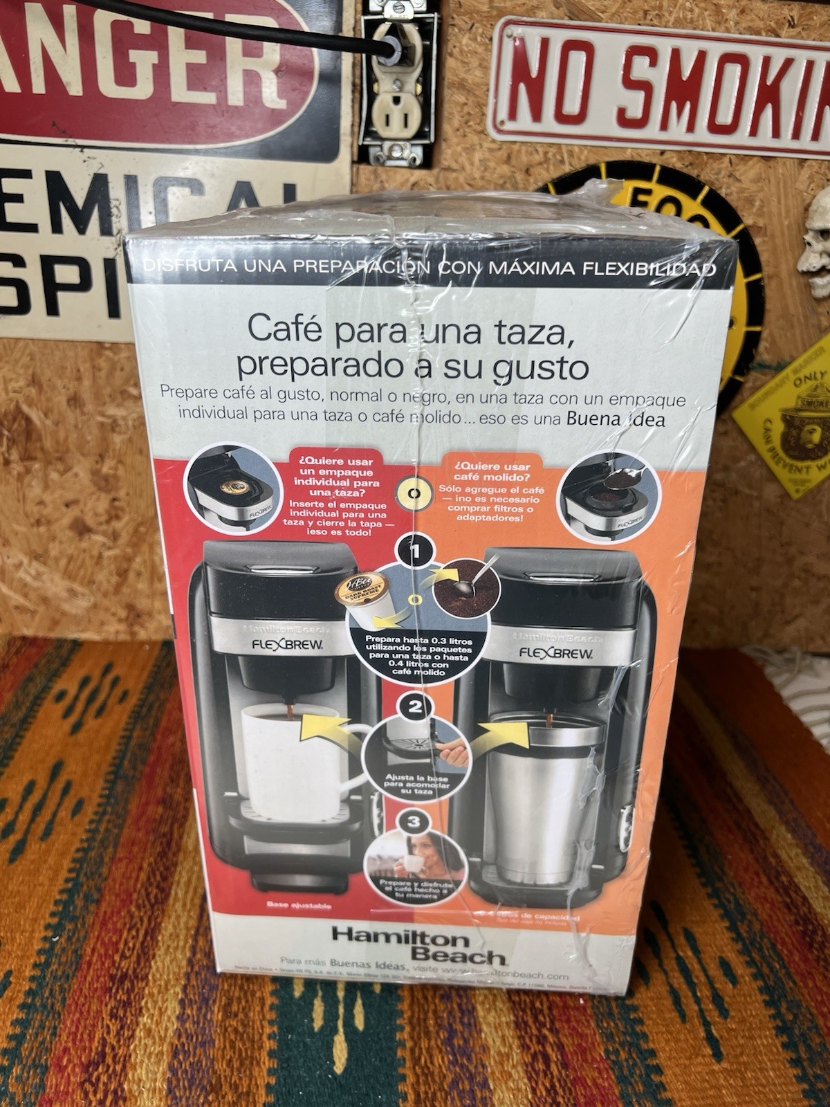 NEW Hamilton Beach FlexBrew Single Serve Coffee Maker Black/Silver Model 49997R gallery