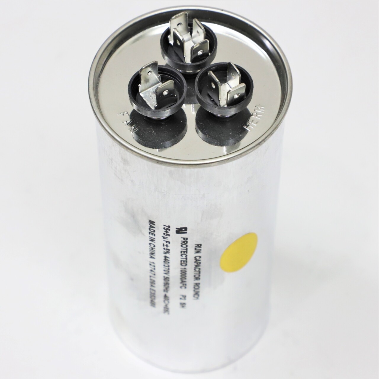 Supco CD75+5X440R HVAC Motor Round Dual Run Capacitor 75 + 5 MFD 440 Volts gallery