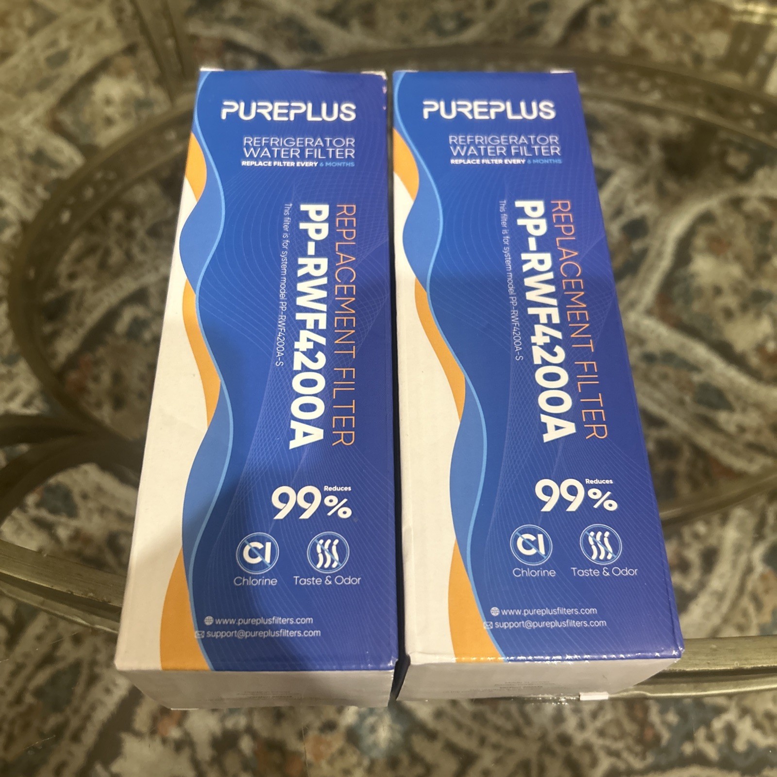 2 PUREPLUS PP-RWF4200A Water Filter NSF 42 Certified for Chlorine & Reduction gallery