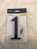Style Selections House Number One ( 1 ) Black 4 in / 10,16 cm gallery