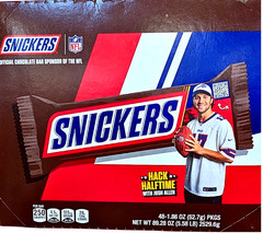 Snickers Milk Chocolate Candy Bars Full Size 48 x 1.86 Oz EXP 06/2026