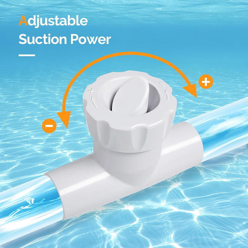 VINGLI Automatic Pool Vacuum Cleaner Sweeper Suction Crawler 33FT Hoses gallery