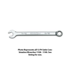 Wright Tool 1138 WRIGHTGRIP 2.0 1-3/16″ 12-Pt Satin Finish Combination Wrench
