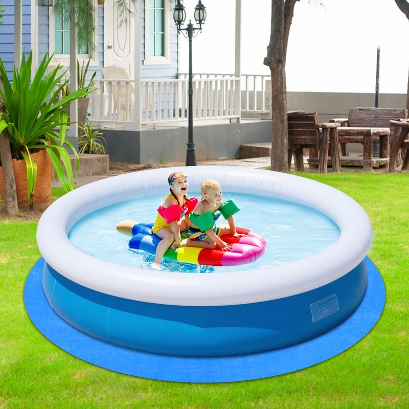 11Ft Round Pool Ground Cloth for 10ft Above Ground Swimming Pool Liner Pad gallery