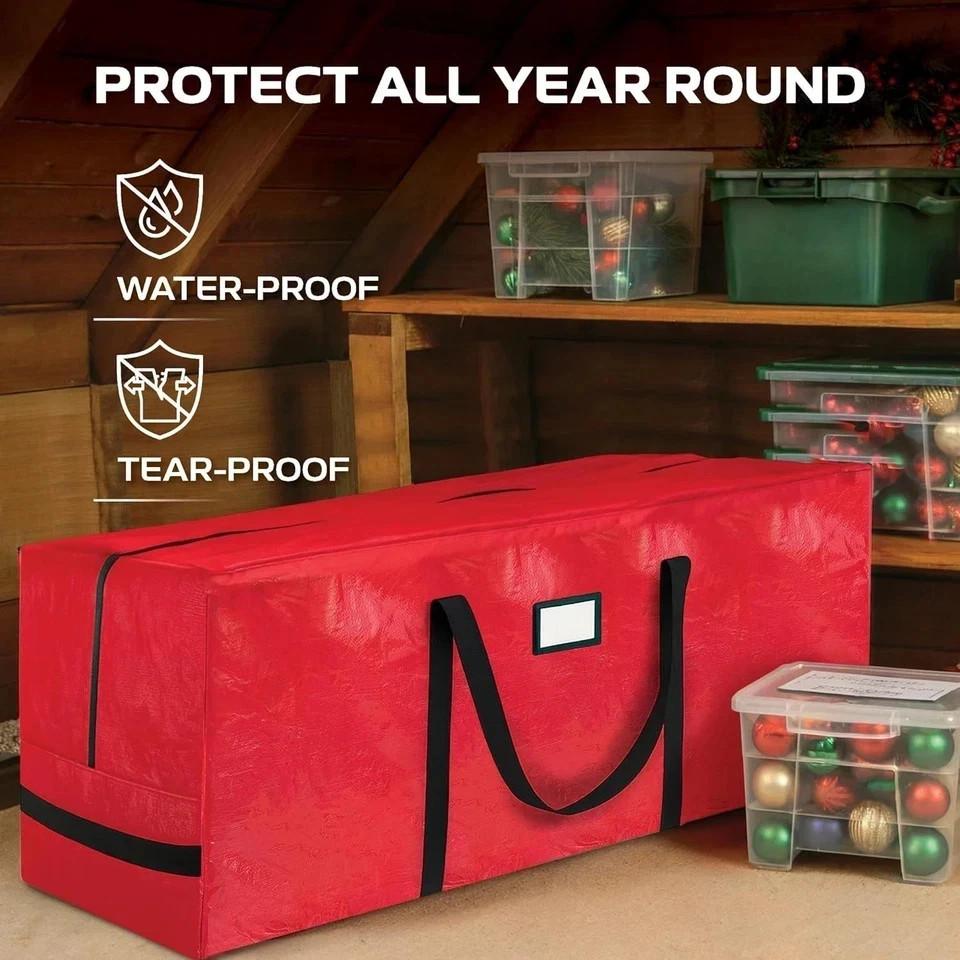 Premium 9 Ft Christmas Tree Storage Bag - Heavy-Duty Waterproof Design gallery