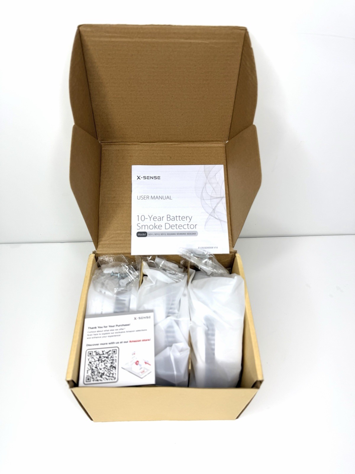X-Sense SD2L0AX - 5 PACK Smoke Detector 10-Year Battery NEW Sealed gallery
