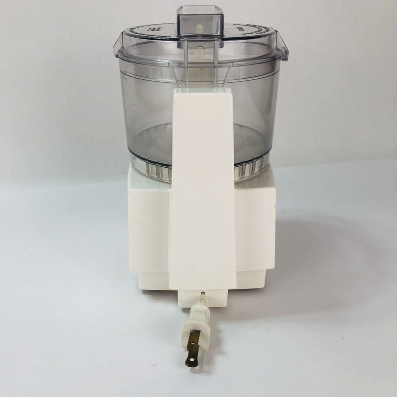 Cuisinart Mini-Prep Food Processor DLC-1 21 oz White 250 Watt VTG Tested Works gallery