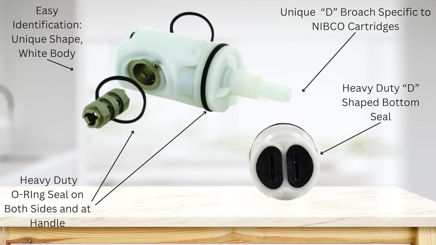 Valley 4-Inch Long Valley Replacement Pressure Balance Cartridge #V-4268 gallery