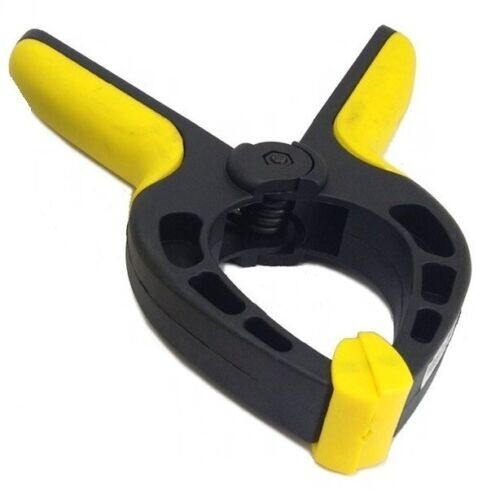 50 Pieces 6" Nylon Spring Clamps Heavy Duty 3" Jaw Opening Holds 25lbs Multi-Use gallery